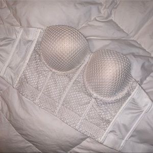 White Mesh Corset
